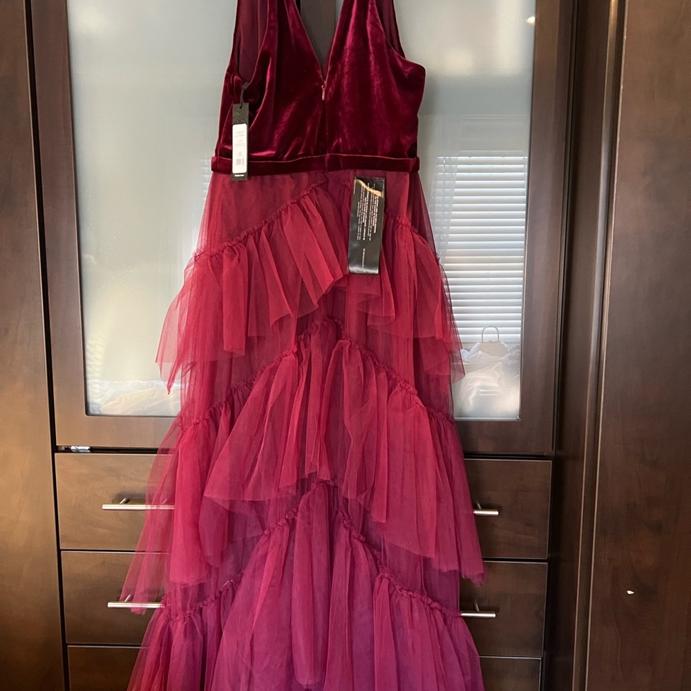 BCBGMaxAzria Rich Burgundy Dress
